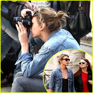Jamie Campbell Bower & Zoe Graham: Picture Taking Pair