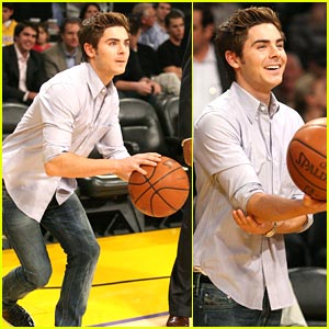 Zac Efron Shoots and Scores