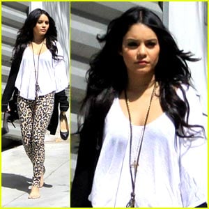 Vanessa Hudgens: Leopard Print Pants Pretty | Vanessa Hudgens | Just