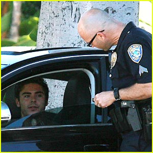 Zac Efron: Ticket at Fred Segal