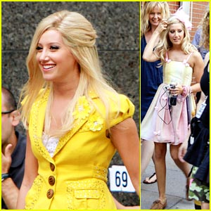 Ashley Tisdale: Yellow in Yorkville