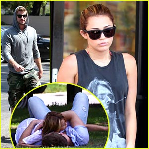 Miley Cyrus & Liam Hemsworth: Togos Twosome