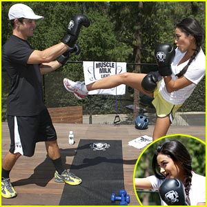 Shay Mitchell is Kick-Boxing Cute