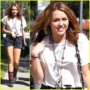 Miley Cyrus is a Westwood Woman | Miley Cyrus | Just Jared Jr.