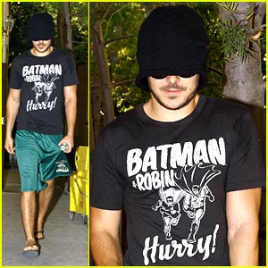 Zac Efron: Beanie in Beverly Hills | Zac Efron | Just Jared Jr.