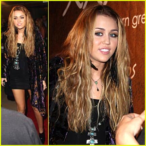 Miley Cyrus Goes Greek For Xandros | Miley Cyrus | Just Jared Jr.