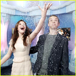 Georgie Henley & Will Poulter Light Up the Ice Palace