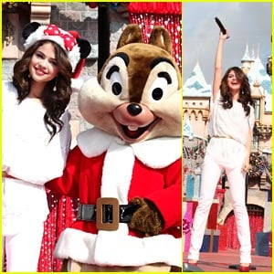 Selena Gomez: Disneyland Christmas Parade Pretty