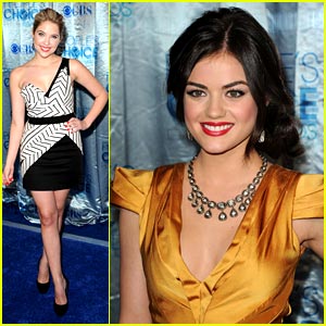 Lucy Hale & Ashley Benson: Pretty Little Liars at People's Choice 2011