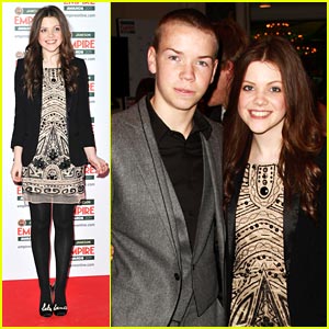 Georgie Henley: Empire Awards with Will Poulter!