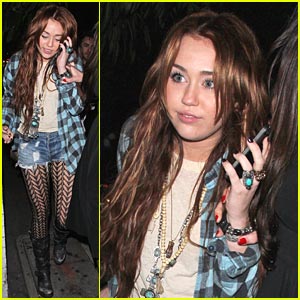 Miley Cyrus: Late Night At Chateau Marmont 