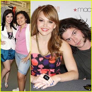 Aimee Teegarden: Macy's Prom in Miami with Janelle Ortiz & Thomas McDonell!