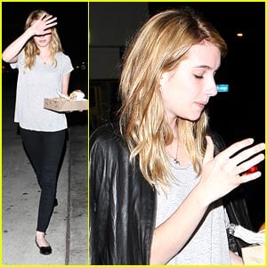 Emma Roberts Goes In, and Goes Out