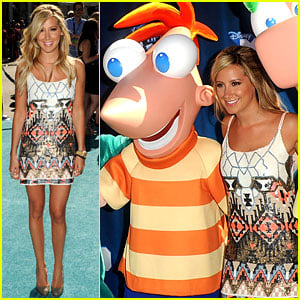 Ashley Tisdale: 'Phineas & Ferb' Premiere!