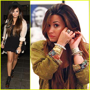 Demi Lovato: Tresses Before Teddy’s | Demi Lovato | Just Jared Jr.