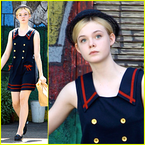 Elle Fanning Is In The Navy Now