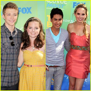 Sterling Knight & Meaghan Martin: Acuvue Winners at Teen Choice Awards!