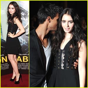 Taylor Lautner & Lily Collins: 'Abduction' Premiere in London!