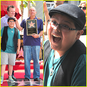 Rico Rodriguez: Hollywood Star of Fame Happy!