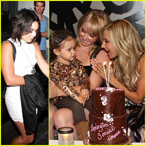 Vanessa Hudgens Ashley Tisdale Happy Birthday Jennifer Ashley Tisdale Jennifer Tisdale Vanessa Hudgens Just Jared Jr