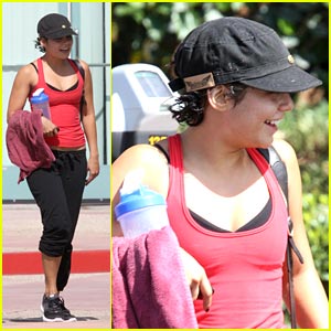 Vanessa Hudgens: 'Red'y to Workout