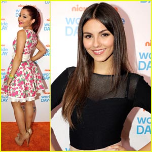 300px x 300px - Victoria Justice & Ariana Grande: Worldwide Day of Play Gala! | Ariana  Grande, Avan Jogia, Daniella Monet, Elizabeth Gillies, Leon Thomas, Matt  Bennett, Victoria Justice, Victorious | Just Jared Jr.