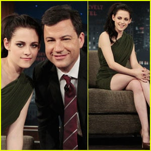 Kristen Stewart: Jimmy Kimmel Live! | Kristen Stewart | Just Jared Jr.