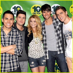 Big Time Rush Co-Host MTV's 10 on Top!