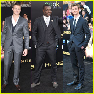 Alexander Ludwig, Jack Quaid & Dayo Okeniyi: 'The Hunger Games' Premiere Hunks
