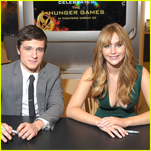 Josh Hutcherson: 'The Hunger Games' Signing with Jennifer Lawrence
