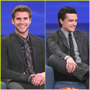 Liam Hemsworth & Josh Hutcherson: ‘Conan’ Cuties | Josh Hutcherson ...