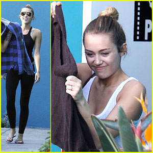 Miley Cyrus: Pilates Sessions! | Miley Cyrus | Just Jared Jr.