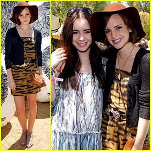 Emma Watson & Lily Collins: Mulberry BBQ!