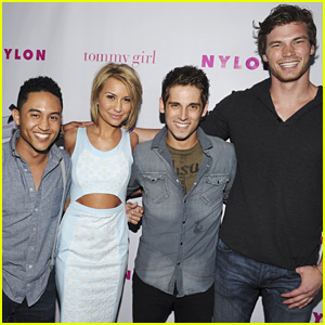 Chelsea Kane & Tahj Mowry: Nylon Party with Jean-Luc Bilodeau!
