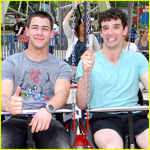 Nick Jonas: Six Flags with Michael Urie!