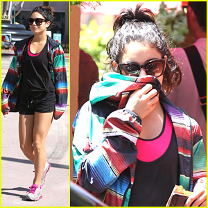 Vanessa Hudgens: Colorful Cover Up