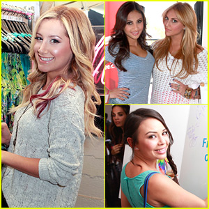 Ashley Tisdale: Colgate Optic Beauty Bar with Janel, Francia & Cassie!