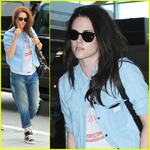 Kristen Stewart: Bye Bye, Big Apple | Kristen Stewart | Just Jared Jr.