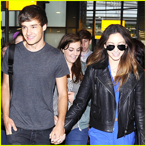 Liam Payne & Danielle Peazer: Holding Hands at Heathrow