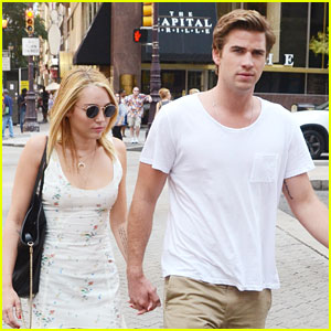 Miley Cyrus & Liam Hemsworth: Capital Grille Lunch Date!