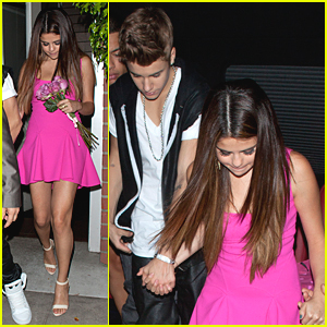 Justin Bieber: Pink Roses for Selena Gomez's Birthday!