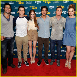 The Cast of 'Teen Wolf'  Heats Up Wired Cafe At Comic-Con