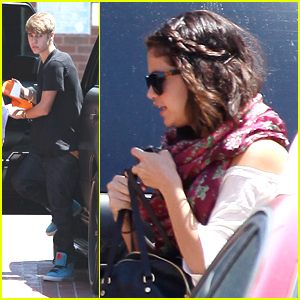 Selena Gomez & Justin Bieber: Lunch at BJs | Justin Bieber, Selena