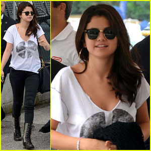 Selena Gomez Makes it to Venice! | Selena Gomez | Just Jared Jr.