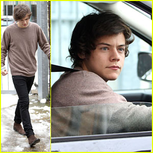 Harry Styles: London Studio Stop | Harry Styles, One Direction | Just Jared  Jr.