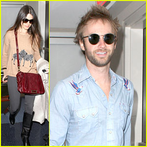 Nikki Reed: Zebra Sweater at LAX Airport | Nikki Reed, Paul McDonald