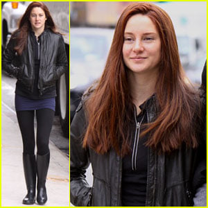 Shailene Woodley: Red Hair For 'Amazing Spider-Man 2' Filming!