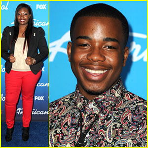 Burnell Taylor & Candice Glover: 'American Idol' Top 10 Finalists Party