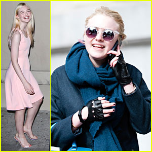 Elle Fanning: Jimmy Kimmel Cutie | Dakota Fanning, Elle Fanning | Just