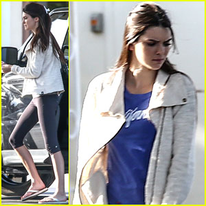 Kendall Jenner Looks Runway Ready at Gas Station in Los Angeles